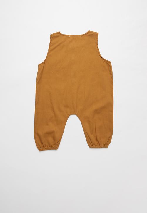 Baby Star - Unisex romper - tan