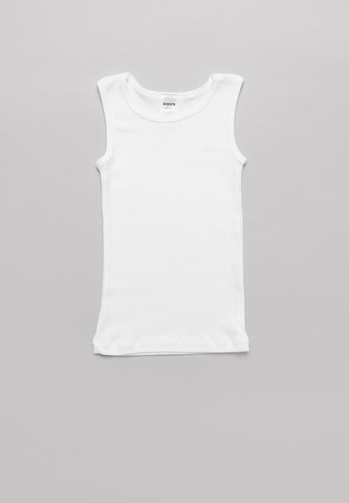 Pop Candy - 3 Pack baby vests - white