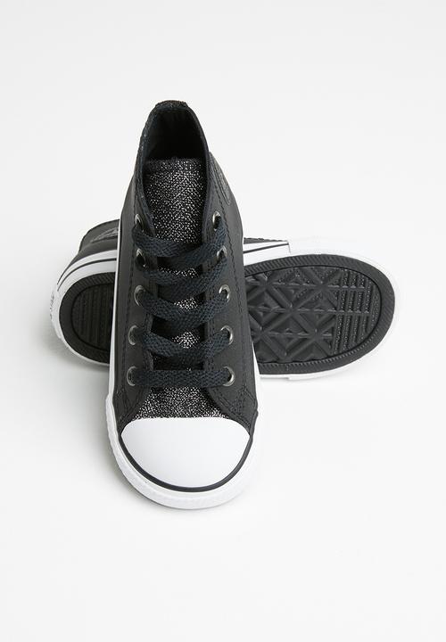 Converse - Ctas graphite & glitter hi i - black & white