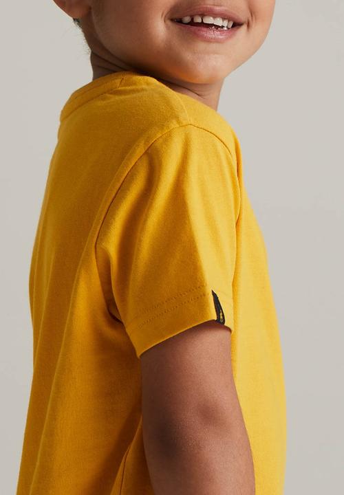 POLO - Boys Rick short sleeve tee - yellow