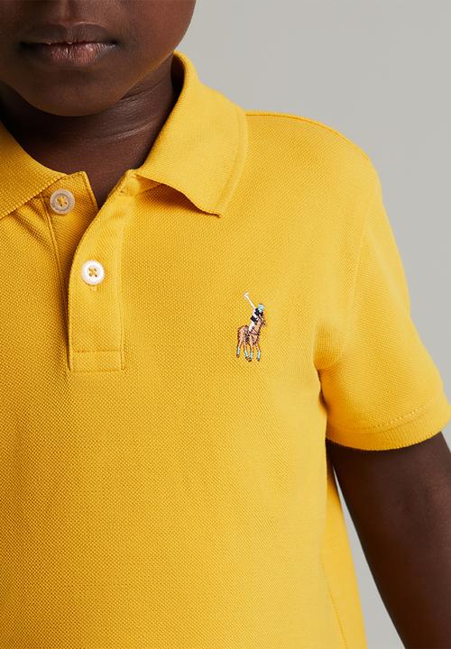POLO - Boys Austin short sleeve golfer - yellow
