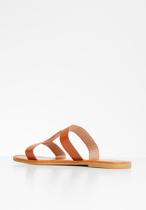 Rebel Republic - Girls slip on sandal - tan