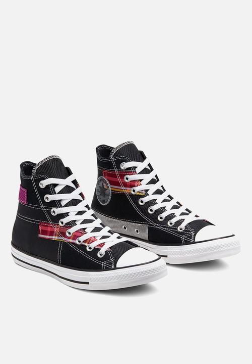 Converse - Chuck Taylor All Star patchwork hi - black/white/cactus flower