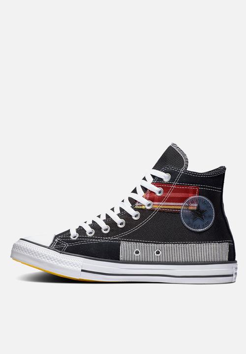 Converse - Chuck Taylor All Star patchwork hi - black/white/cactus flower