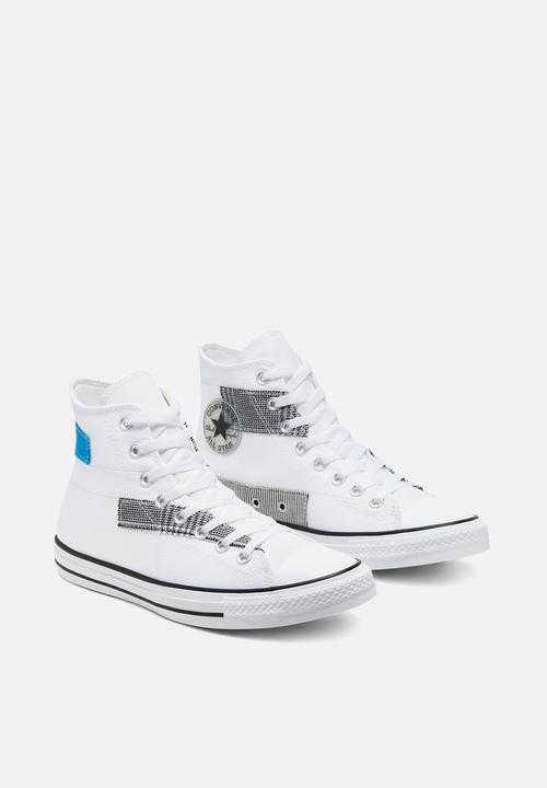 Converse - Chuck Taylor All Star patchwork hi - white/black/sail blue