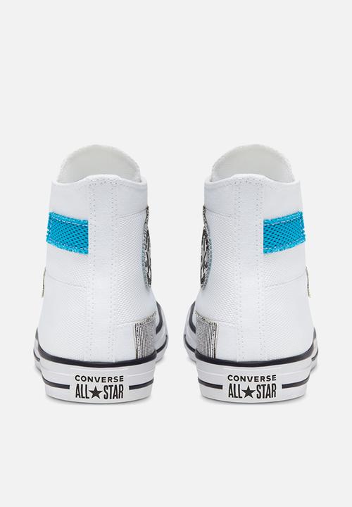 Converse - Chuck Taylor All Star patchwork hi - white/black/sail blue