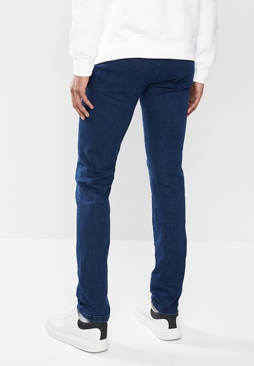 Jonathan D - Slim fit denim jeans with side entry pockets - dark indigo