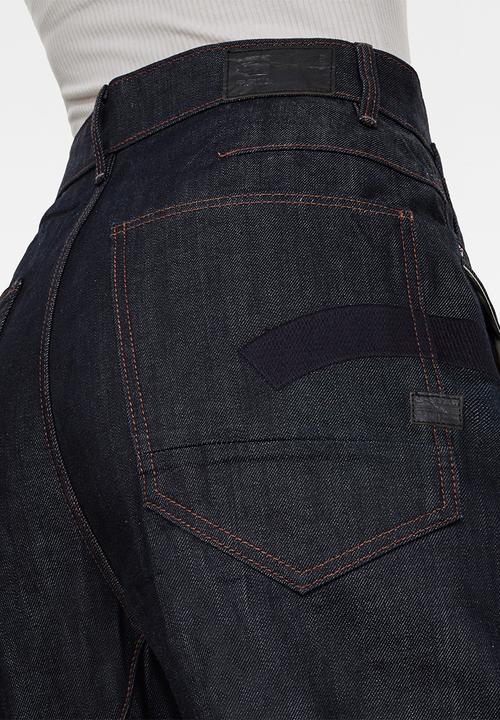 G-STAR - C-staq 3d boyfriend crop jeans - raw denim