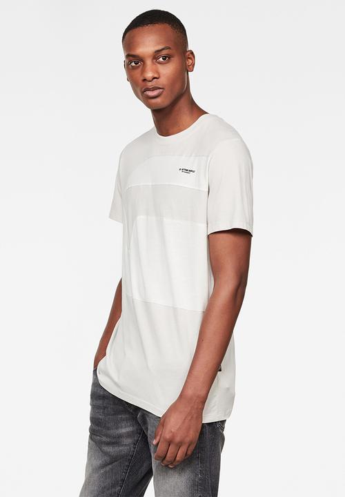 G-STAR - One cut and sewn GR short sleeve tee - cool grey