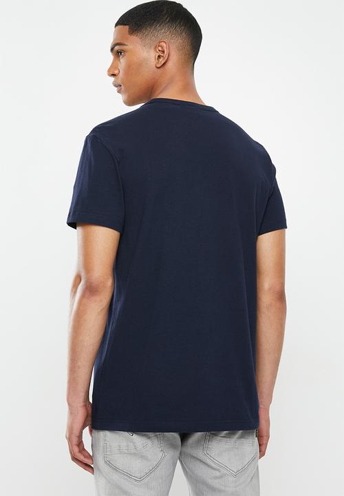 G-STAR - Graphic 24 straight r short sleeve tee - blue