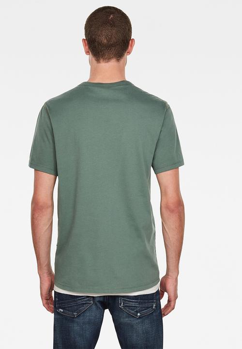 G-STAR - Originals wavy logo short sleeve tee - green