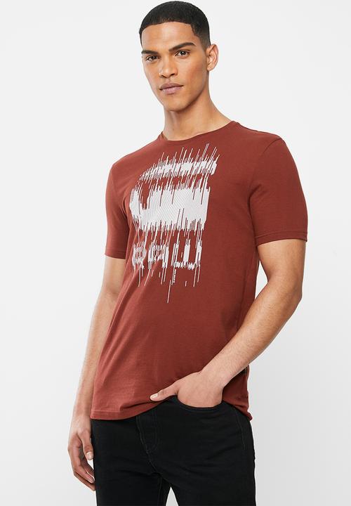 burgundy g star shirt