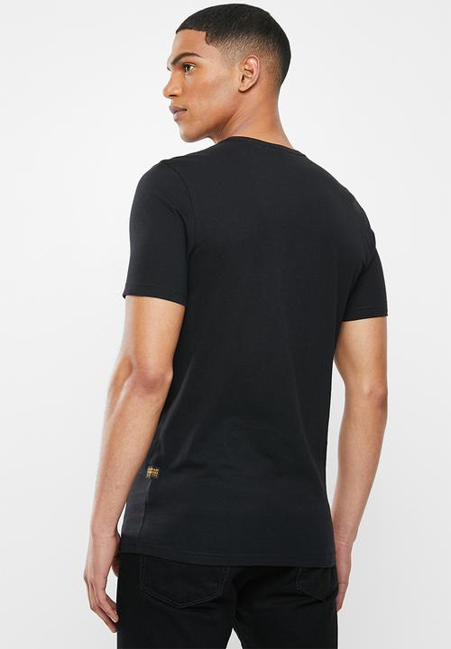 G-STAR - Graphic 6 slim r short sleeve tee - black