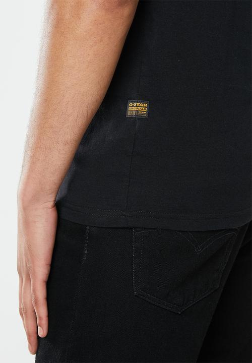 G-STAR - Graphic 6 slim r short sleeve tee - black