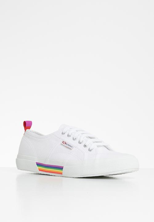SUPERGA - 2750 Pride back strap - white multi