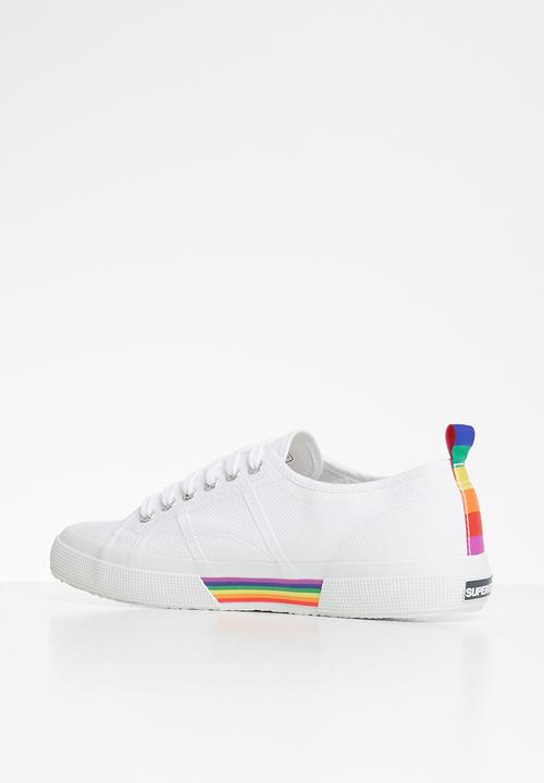 SUPERGA - 2750 Pride back strap - white multi
