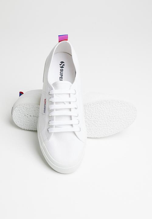 SUPERGA - 2750 Pride back strap - white multi