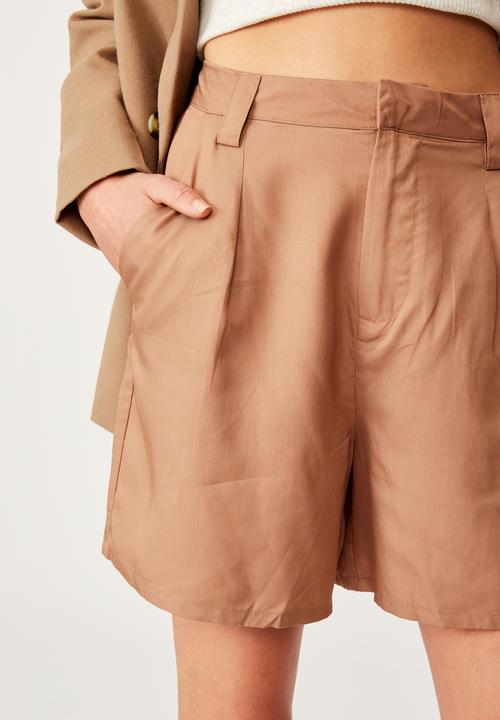 Cotton On - Long bermuda short - heritage brown
