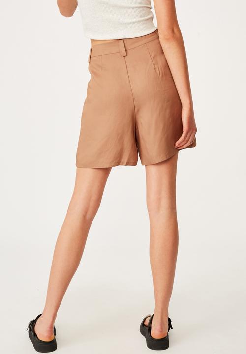 Cotton On - Long bermuda short - heritage brown