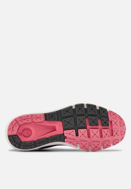 Under Armour - Ua w charged rogue 2 - pitch grey / white / slate purple