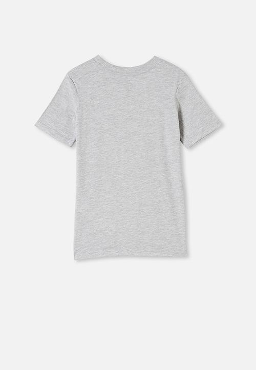 Cotton On - Max skater short sleeve tee - grey 