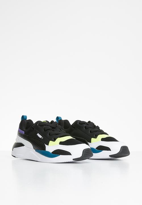 PUMA - X-ray 2 square ac ps - black / white / yellow / blue