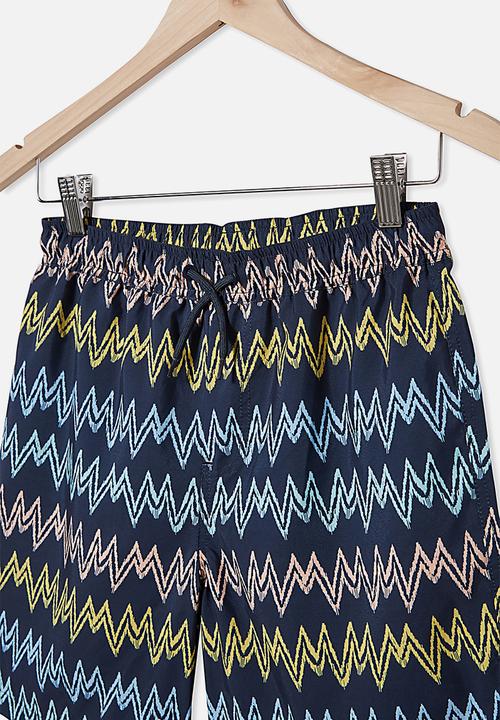 Free by Cotton On - Boys bailey boardshort - navy 