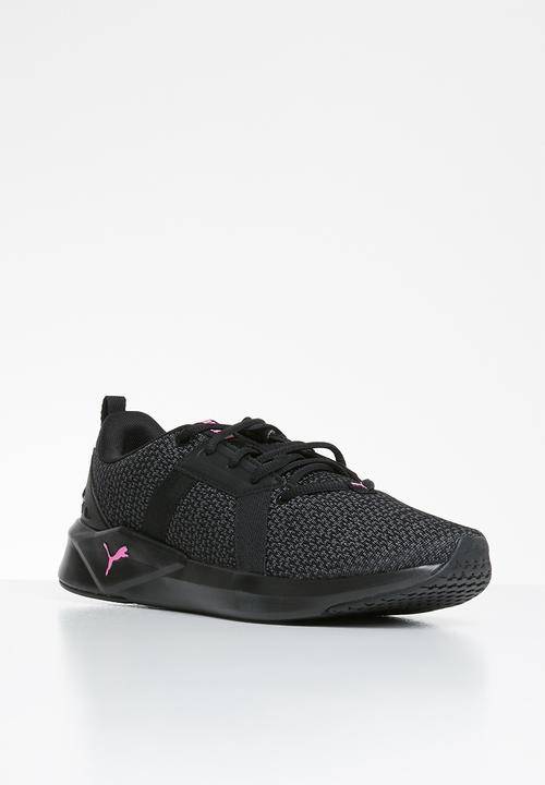 PUMA - Chroma knit wn's - puma black / asphalt /luminous pink