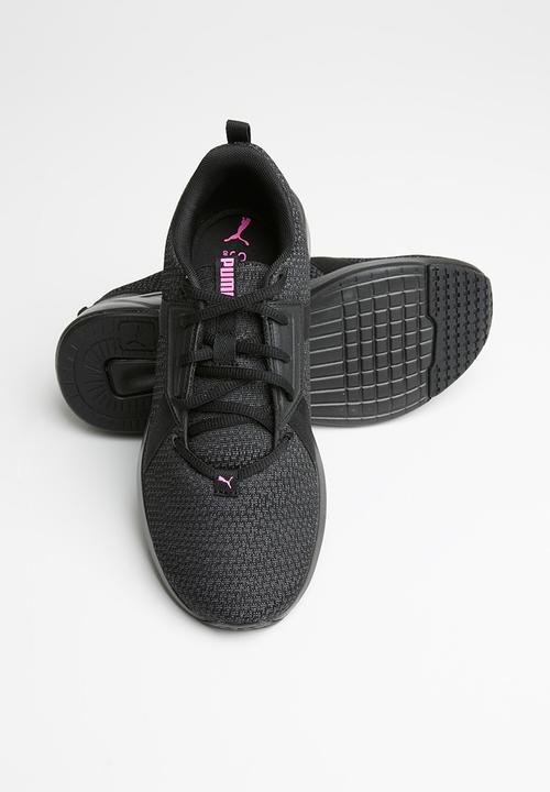 PUMA - Chroma knit wn's - puma black / asphalt /luminous pink