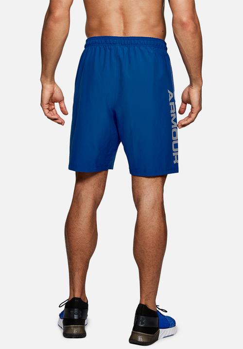 Under Armour - Ua woven wordmark shorts - blue