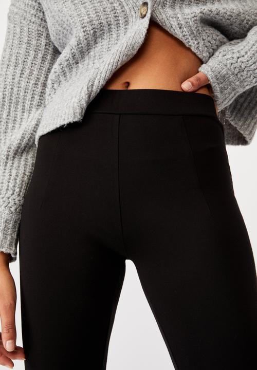Cotton On - Ponti legging - black