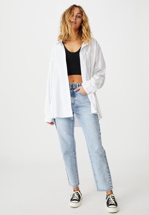 Cotton On - Boyfriend shirt - white