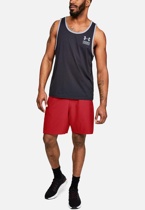 Under Armour - Ua woven wordmark shorts - red