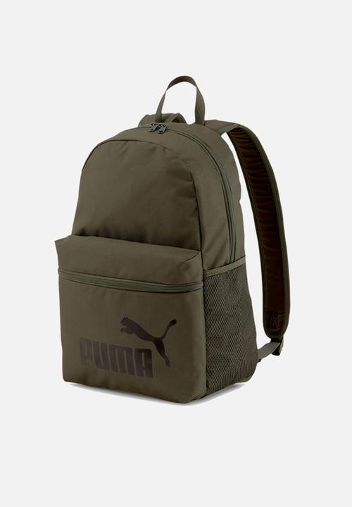 puma backpack green