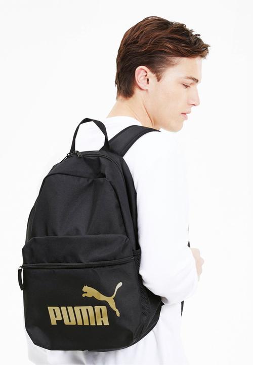 PUMA - Puma phase backpack - puma black-golden lo