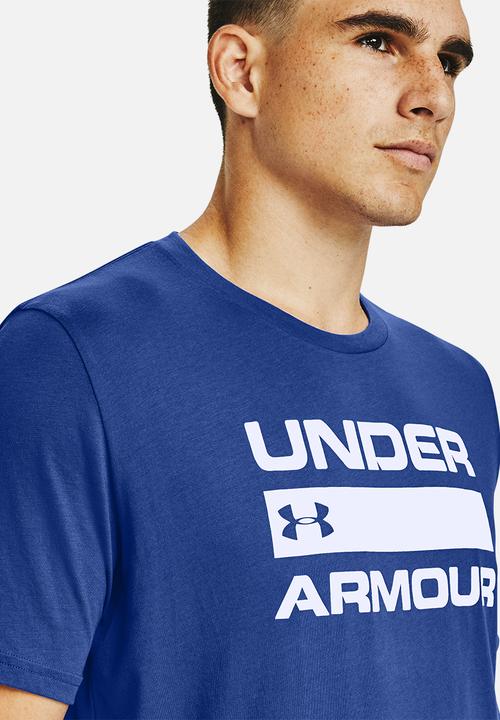 Under Armour - Ua team issue wordmark short sleeve tee - blue