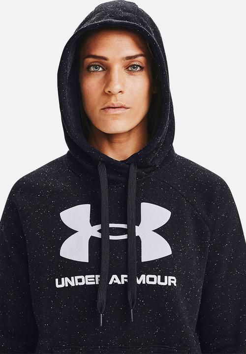 Under Armour - Rival fleece logo hoodie - black