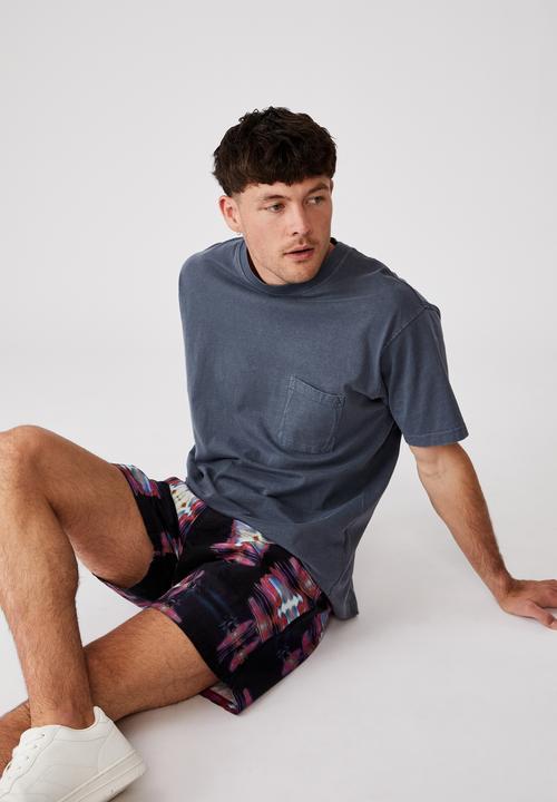 Cotton On - Kahuna short - multi / black squares