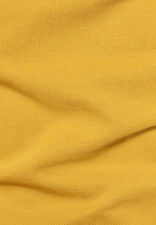 G-STAR - Dunda slim stripe short sleeve polo - yellow sulphur