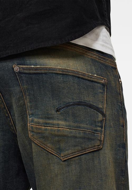 G-STAR - Revend skinny-heavy elto pure superstretch jeans - antic blight green