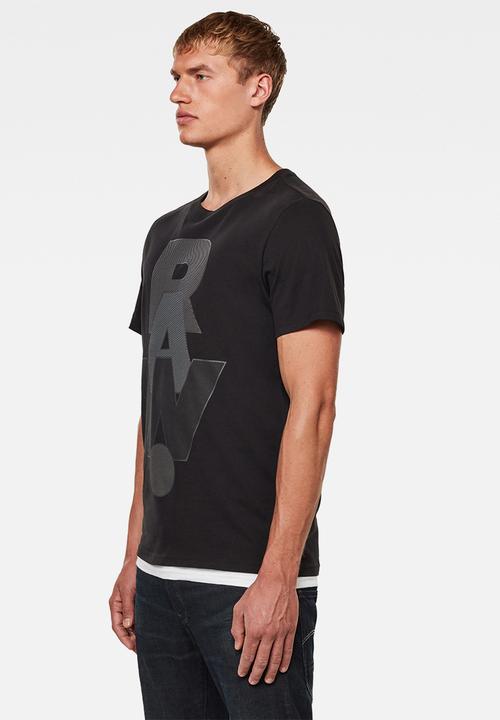 G-STAR - Raw graphic r short sleeve tee - black