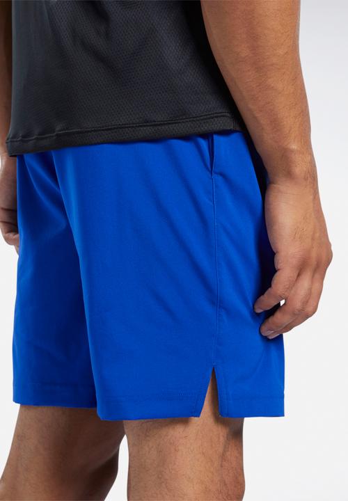 Reebok - Wor comm woven shorts - blue