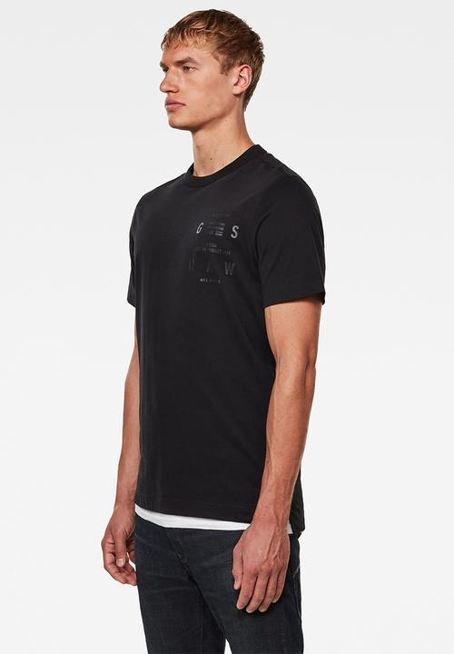 G-STAR - Back graphic logo tee - black