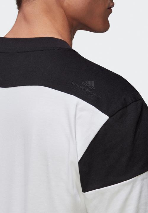 adidas Performance - Zne short sleeve tee - white & black