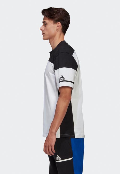 adidas Performance - Zne short sleeve tee - white & black