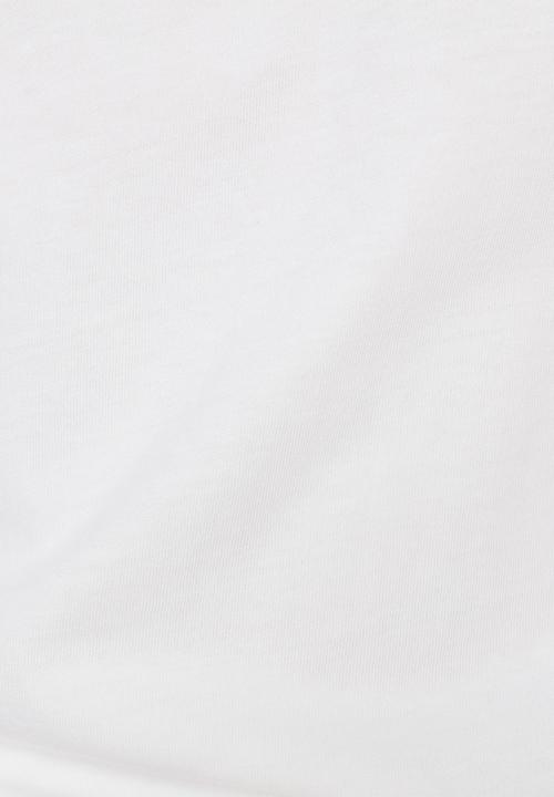 G-STAR - Originals flock logo r short sleeve tee - white