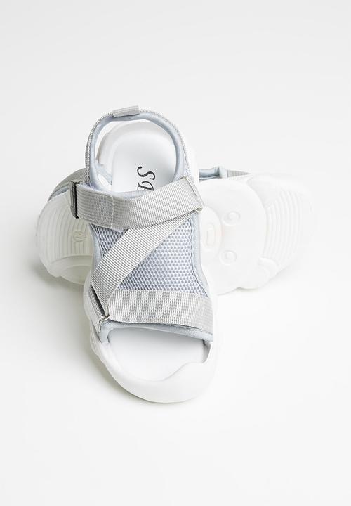 Pop Candy - Strap sandal - grey