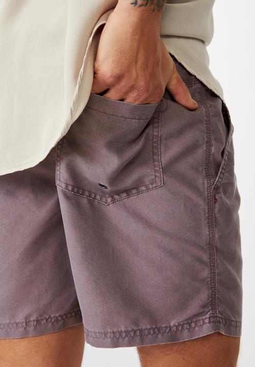 Cotton On - Kahuna short - vintage grape