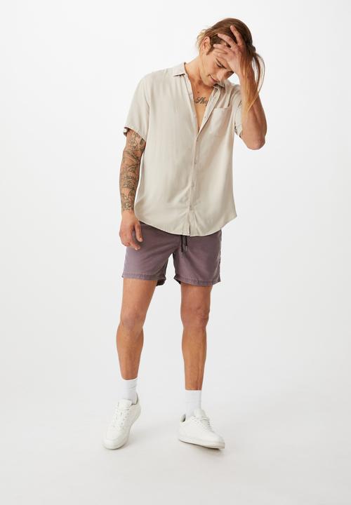 Cotton On - Kahuna short - vintage grape
