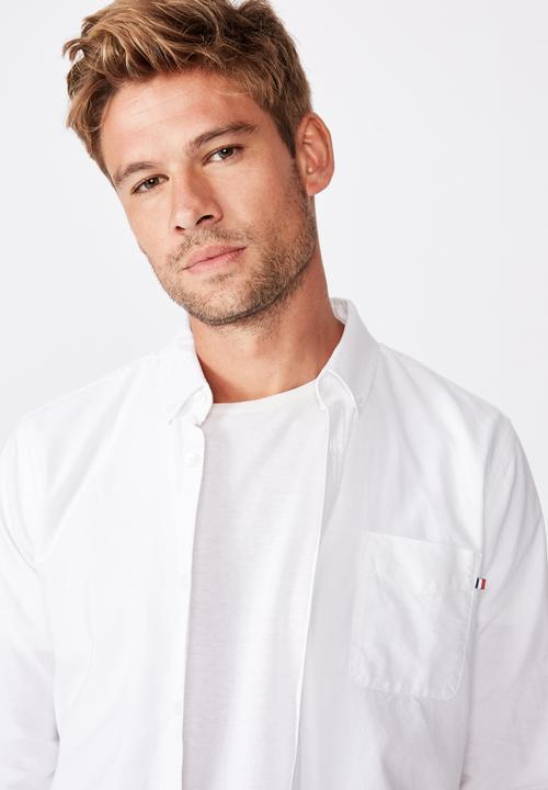 Cotton On - Brunswick shirt 3 - white oxford